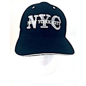 New York City Baseball Cap Black Adjustable Strap